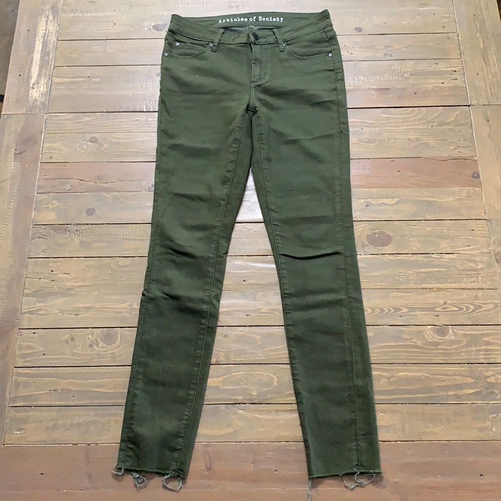 Women’s Forest Green Jeans